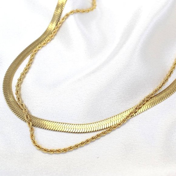 Necklaces Set - Stainless Steel 18k - Picture 9 of 10